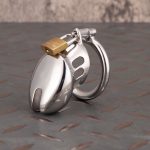 Stainless Steel Cock Cage Metal Chastity Cage Round Ring