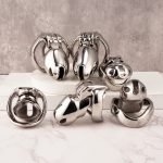 HTV4 Stainless Steel Chastity Cage - Image 2
