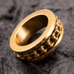 Gold Plated Chain Stainless Steel Cock Ring