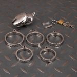 Stainless Steel Cock Cage Metal Chastity Cage - Image 10