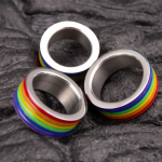 Lgbtq+ Gay Progressive Stainless Steel Cock Ring - Image 9
