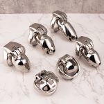 HTV4 Stainless Steel Chastity Cage - Image 3
