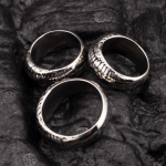 Dragon Scale Stainless Steel Cock Ring - Image 3