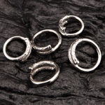 Silver Hoop Penis Ring Stainless Steel Cock Ring - Image 3