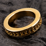 Gold Plated Chain Stainless Steel Testicles Ball Stretcher Weight Cock Ring Scrotum Pendant BDSM Ball Stretching - Image 3