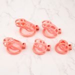 Mamba Pink Chastity Cage Curved Ring - Image 4