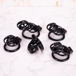 Mamba Black Chastity Cage Flat Ring - Image 3