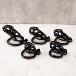 Mamba Black Chastity Cage Curved Ring - Image 3