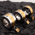 3 Sizes Heavy Duty Stainless Steel Ball Stretcher Testicle Weight Scrotum Pendant Chastity Lock Ball Stretching