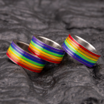 Lgbtq+ Gay Progressive Stainless Steel Cock Ring - Image 10