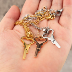 Heart Shaped Chastity Key Necklace Accessory Fits All Cages In Our Store Integrated Locks Key Holder - Image 7