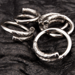 Silver Hoop Penis Ring Stainless Steel Cock Ring - Image 2