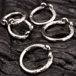 The Monkey King Silver Penis Ring Stainless Steel Cock Ring - Image 2