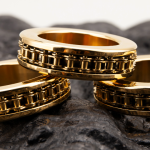 Gold Plated Chain Stainless Steel Testicles Ball Stretcher Weight Cock Ring Scrotum Pendant BDSM Ball Stretching - Image 2
