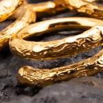 Golden Cudgel Cock Ring A Unique Monkey King inspired gold Plated Stainless Steel Cock Ring - Image 2