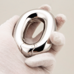 Ellipses Stainless Steel Testicles Ball Stretcher Weight Cock Ring Scrotum Pendant BDSM Ball Stretching - Image 9
