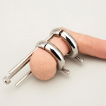 Adjustable Ball Stretcher Weight Stainless Steel Chastity Extreme CBT - Image 10