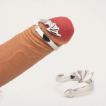 Angel Wings and Devil's Tail Cock Ring: Unleash Your Erotic Duality Devil's Tail Stainless Steel Cock Ring - Image 9