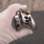 Stainless Steel Cock Cage Metal Chastity Cage - Image 4