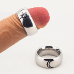 Moon And Stars Stainless Steel Penis Ring Jewelry Cock Ring - Image 10