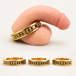 Gold Plated Chain Stainless Steel Testicles Ball Stretcher Weight Cock Ring Scrotum Pendant BDSM Ball Stretching - Image 10