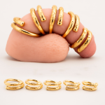 Golden Cudgel Cock Ring A Unique Monkey King inspired gold Plated Stainless Steel Cock Ring - Image 10
