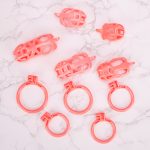 Mamba Pink Chastity Cage Flat Ring - Image 5