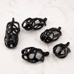 Mamba Black Chastity Cage Curved Ring - Image 5