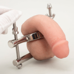 Torture Squeezer Testicular Scrotum Restraint Weight Cock Ring Scrotum Pendant Stainless Steel - Image 10