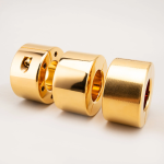 Handmade Gold Plated Stainless Steel Ball Stretcher Weight Scrotum Stretcher Extreme - Image 3