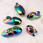 HTV3 Rainbow Stainless Steel Chastity Cage Metal Cock Cage - Image 5