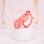 Mamba Pink Chastity Cage Flat Ring - Image 6