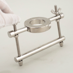 Torture Squeezer Testicular Scrotum Restraint Weight Cock Ring Scrotum Pendant Stainless Steel - Image 9