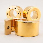 Handmade Gold Plated Stainless Steel Ball Stretcher Weight Scrotum Stretcher Extreme - Image 5