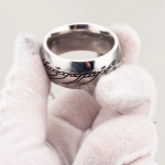 Handwrite Stainless Steel Cock Ring - Image 8