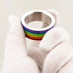 Lgbtq+ Gay Progressive Stainless Steel Cock Ring - Image 4