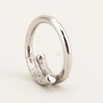 Silver Hoop Penis Ring Stainless Steel Cock Ring - Image 8