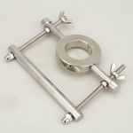 Torture Squeezer Testicular Scrotum Restraint Weight Cock Ring Scrotum Pendant Stainless Steel - Image 8
