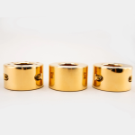 Handmade Gold Plated Stainless Steel Ball Stretcher Weight Scrotum Stretcher Extreme - Image 4
