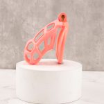 Mamba Pink Chastity Cage Curved Ring - Image 9