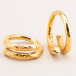 Golden Cudgel Cock Ring A Unique Monkey King inspired gold Plated Stainless Steel Cock Ring - Image 4