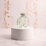 See-Through Ice Green Mamba Chastity Cage Flat Ring - Image 8