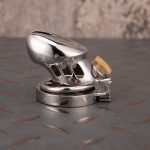 Stainless Steel Cock Cage Metal Chastity Cage With Anti Slip Ring - Image 7