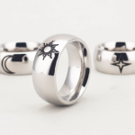 Moon And Stars Stainless Steel Penis Ring Jewelry Cock Ring - Image 6