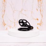 Mamba Black Chastity Cage Flat Ring - Image 9