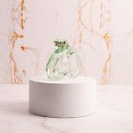 See-Through Ice Green Mamba Chastity Cage Flat Ring - Image 9