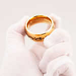 Handwrite Gold Plated Stainless Steel Cock Ring - Image 6