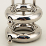Adjustable Ball Stretcher Weight Stainless Steel Chastity Extreme CBT - Image 5