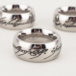 Handwrite Stainless Steel Cock Ring - Image 5