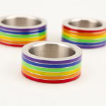 Lgbtq+ Gay Progressive Stainless Steel Cock Ring - Image 7